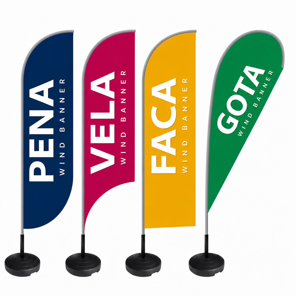 Modelos de Wind Banner Personalizado