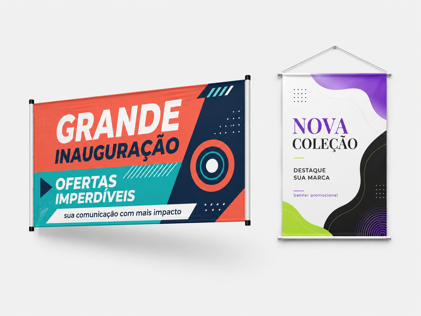 Banners e faixas para campanha de Páscoa