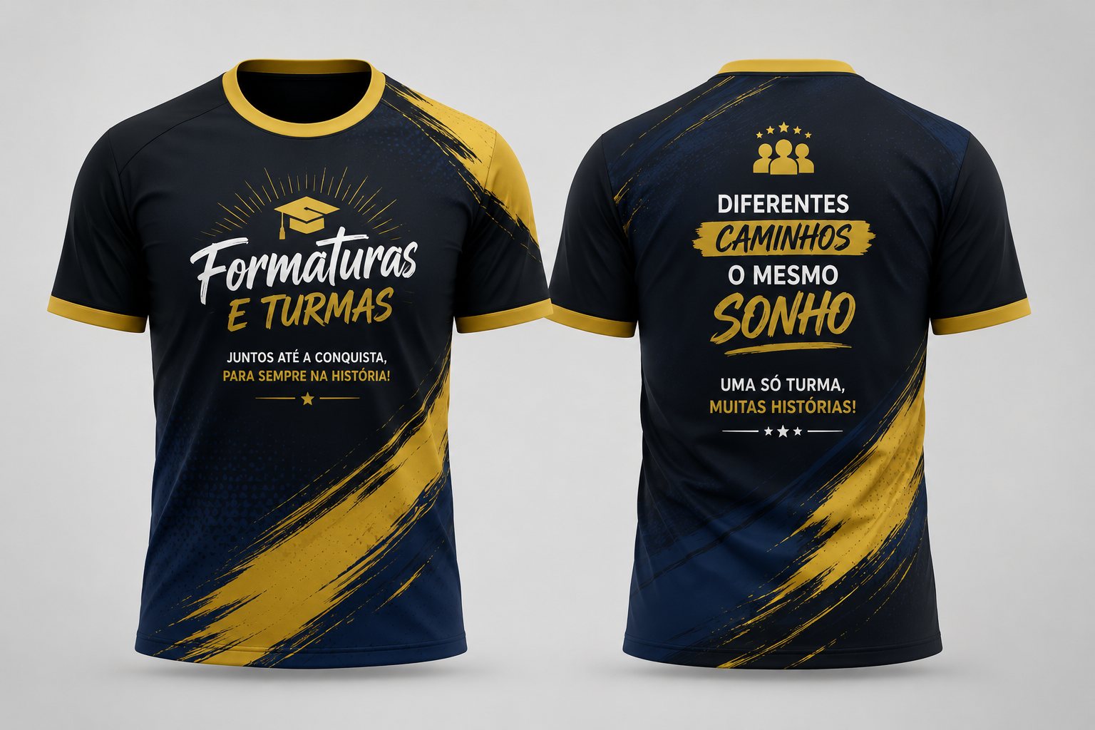 Camisetas personalizadas produzido pela Grafíssima