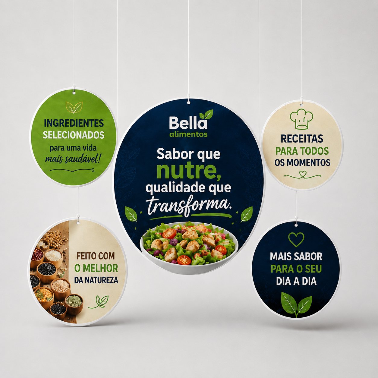 Móbile promocional - produção Grafíssima