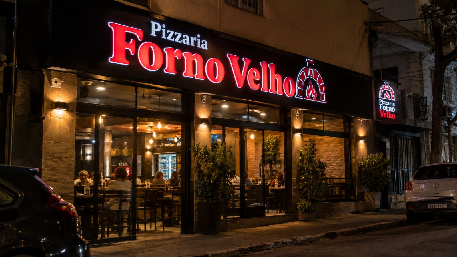 Letreiro luminoso - Grafíssima