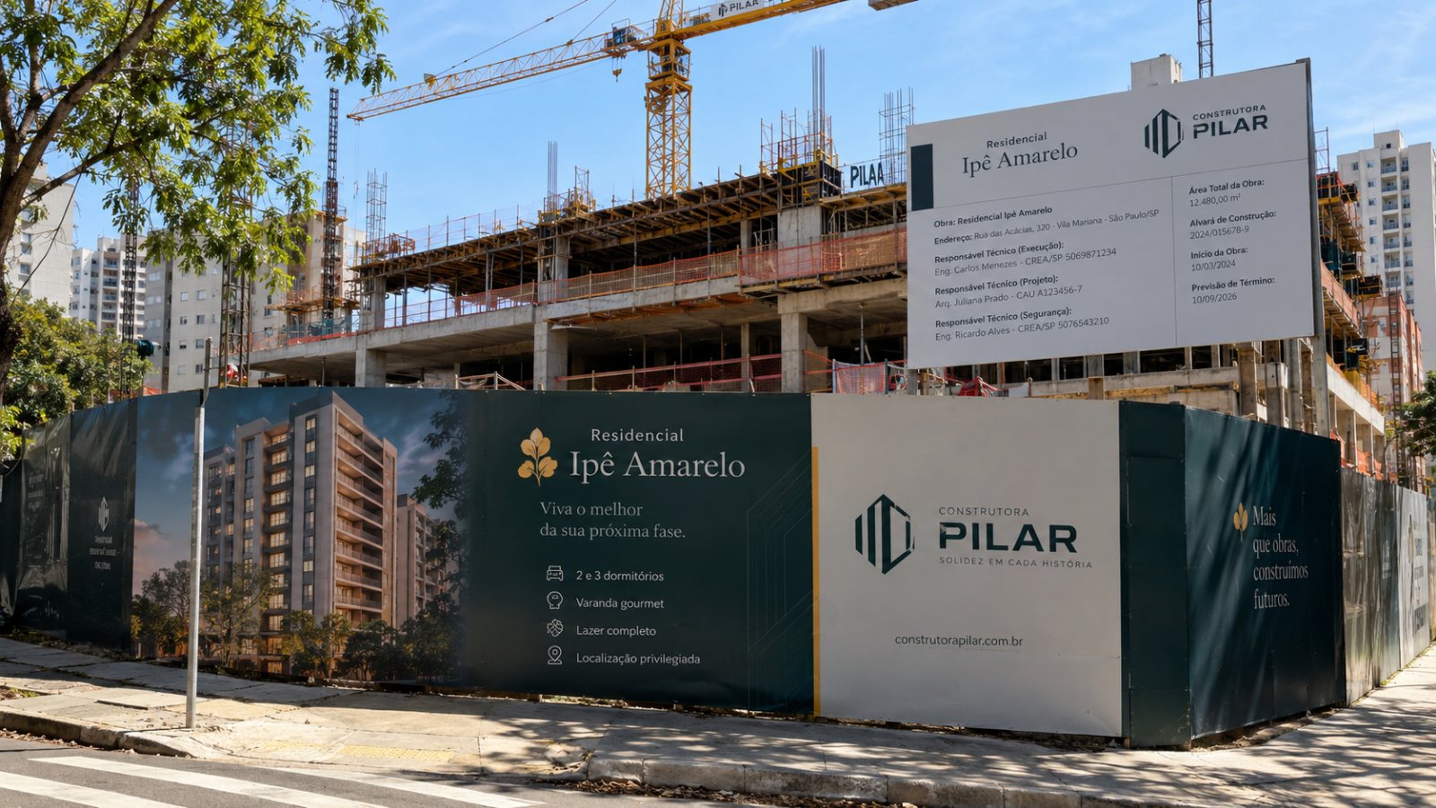 Placa de obra obrigatória: o que precisa constar e como fazer